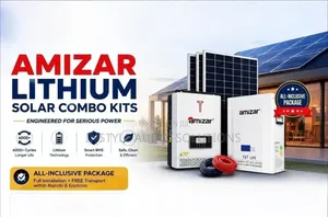 3kw - 2.56kwh Lithium - (4)470w Solar Free Installation Transport