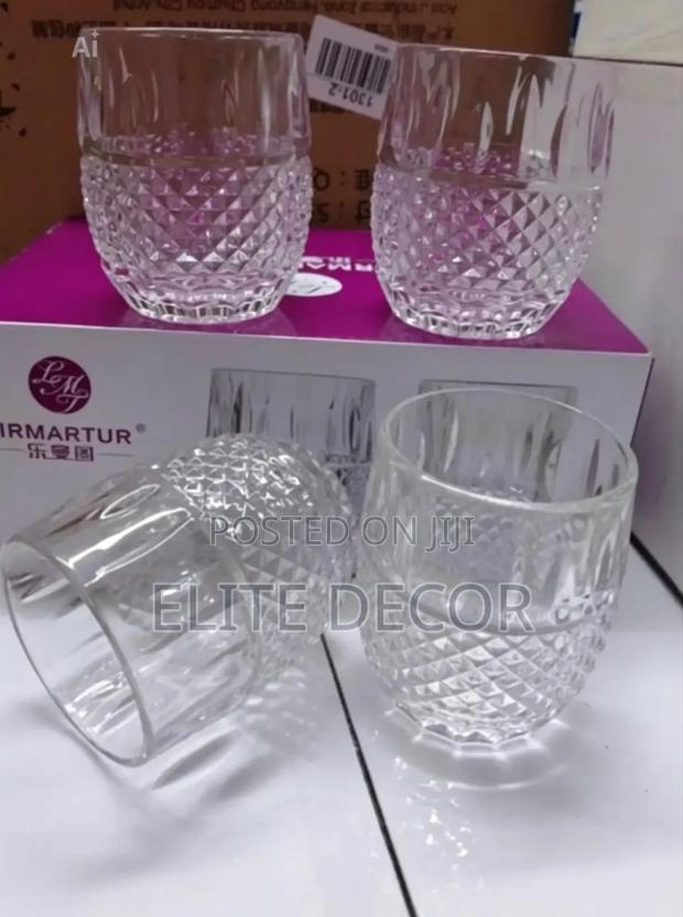 6 Pieces Limartur Glassware Set – Home Kitchen Drinking Glasses
