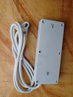 Socket With Uk Plug, 3 Socket Cables in 2mtrs Length