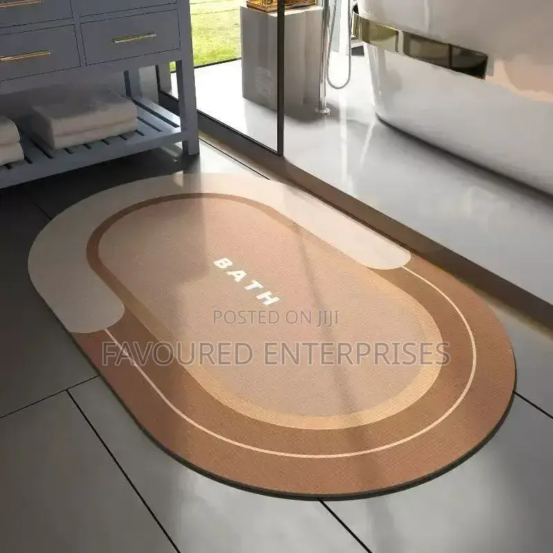 Oval Bathroom Mat, Oval Bathroom Mat