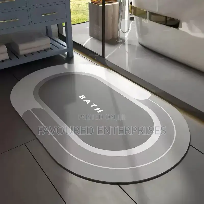 Oval Bathroom Mat, Oval Bathroom Mat