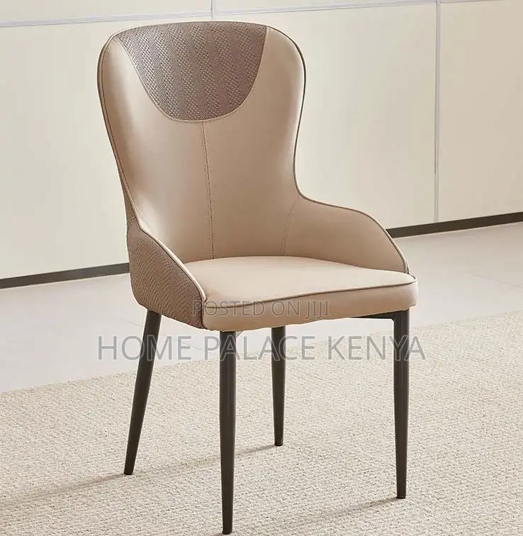 Dining Chair: Modern Color Block Backrest Dining Chair