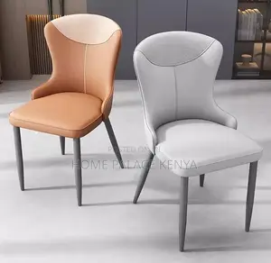 Dining Chair: Modern Color Block Backrest Dining Chair