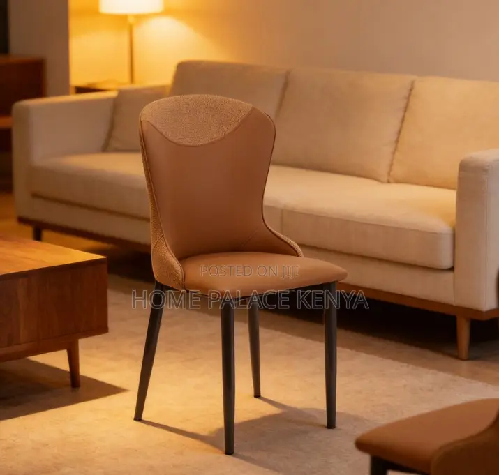 Dining Chair: Modern Color Block Backrest Dining Chair