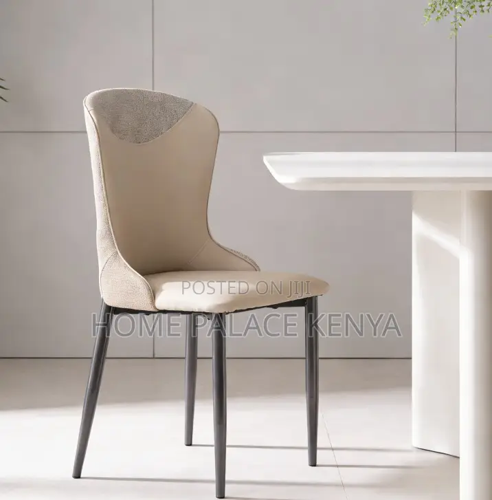 Dining Chair: Modern Color Block Backrest Dining Chair