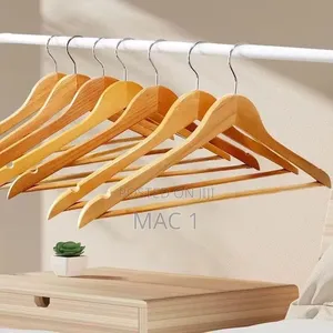 10pcs Heavy Duty Wooden Hangers