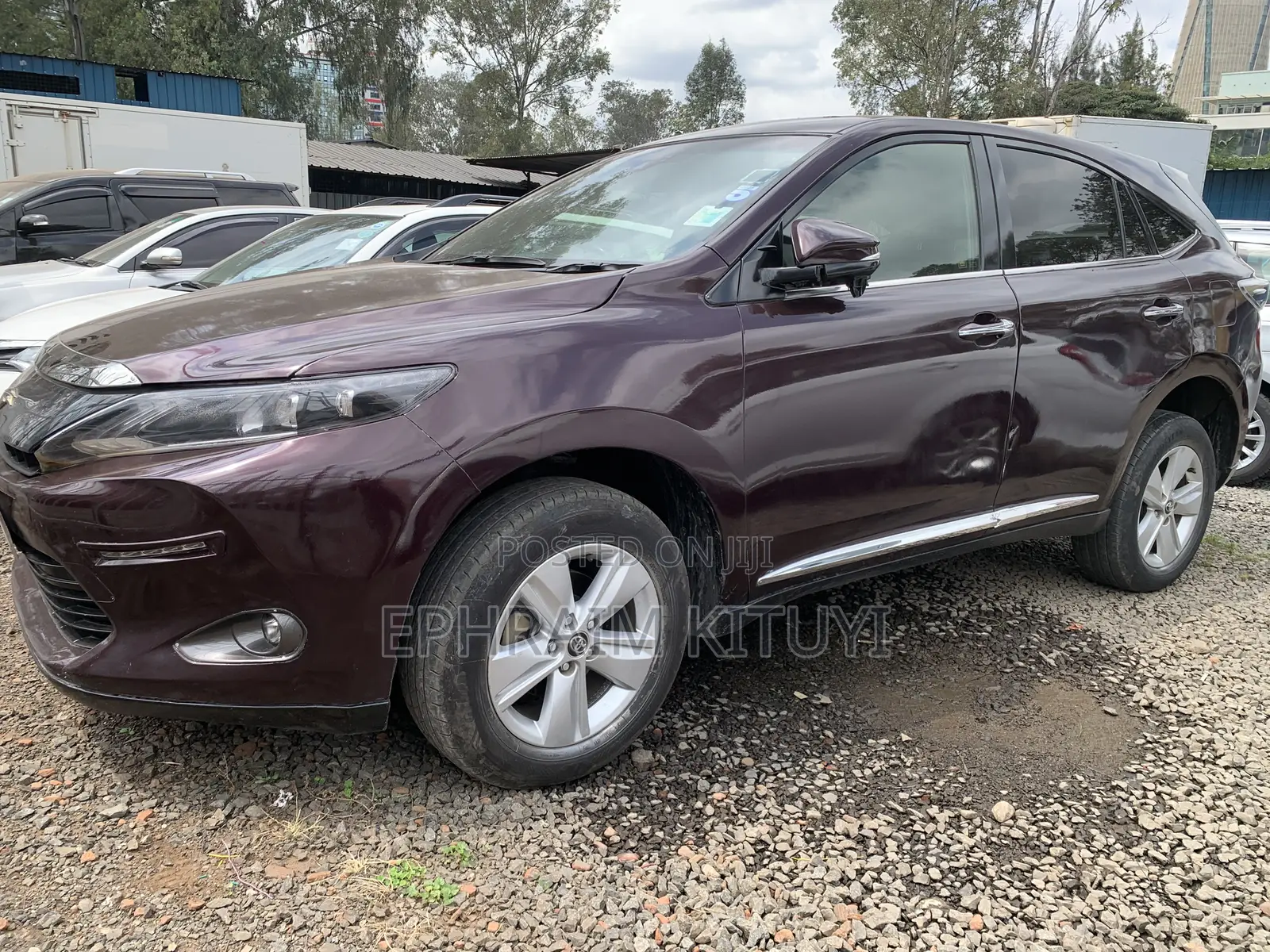 Toyota Harrier 2010 Maroon