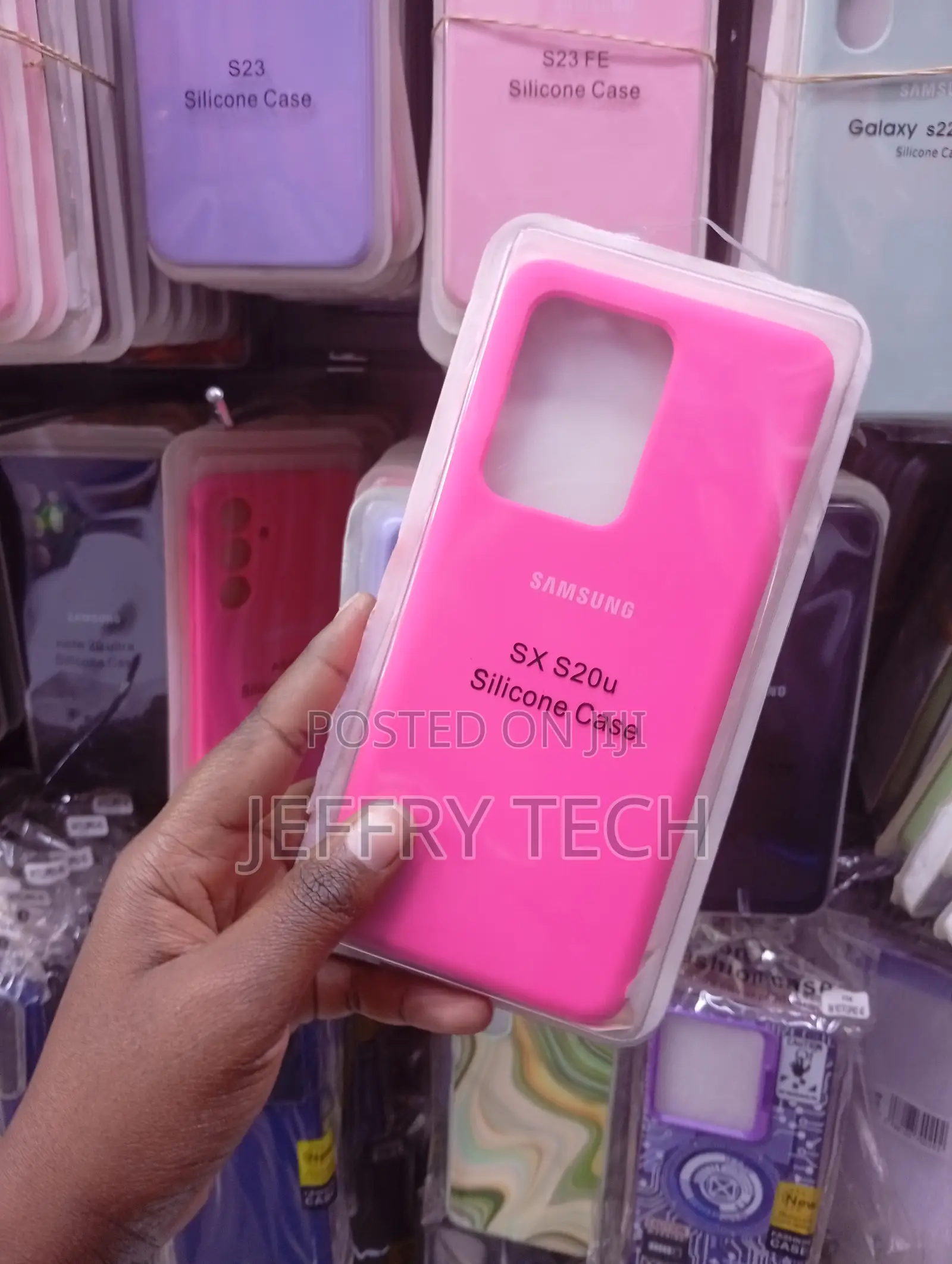 Samsung Galaxy S20 Ultra,Vibrant Pink Silicone Phone Case