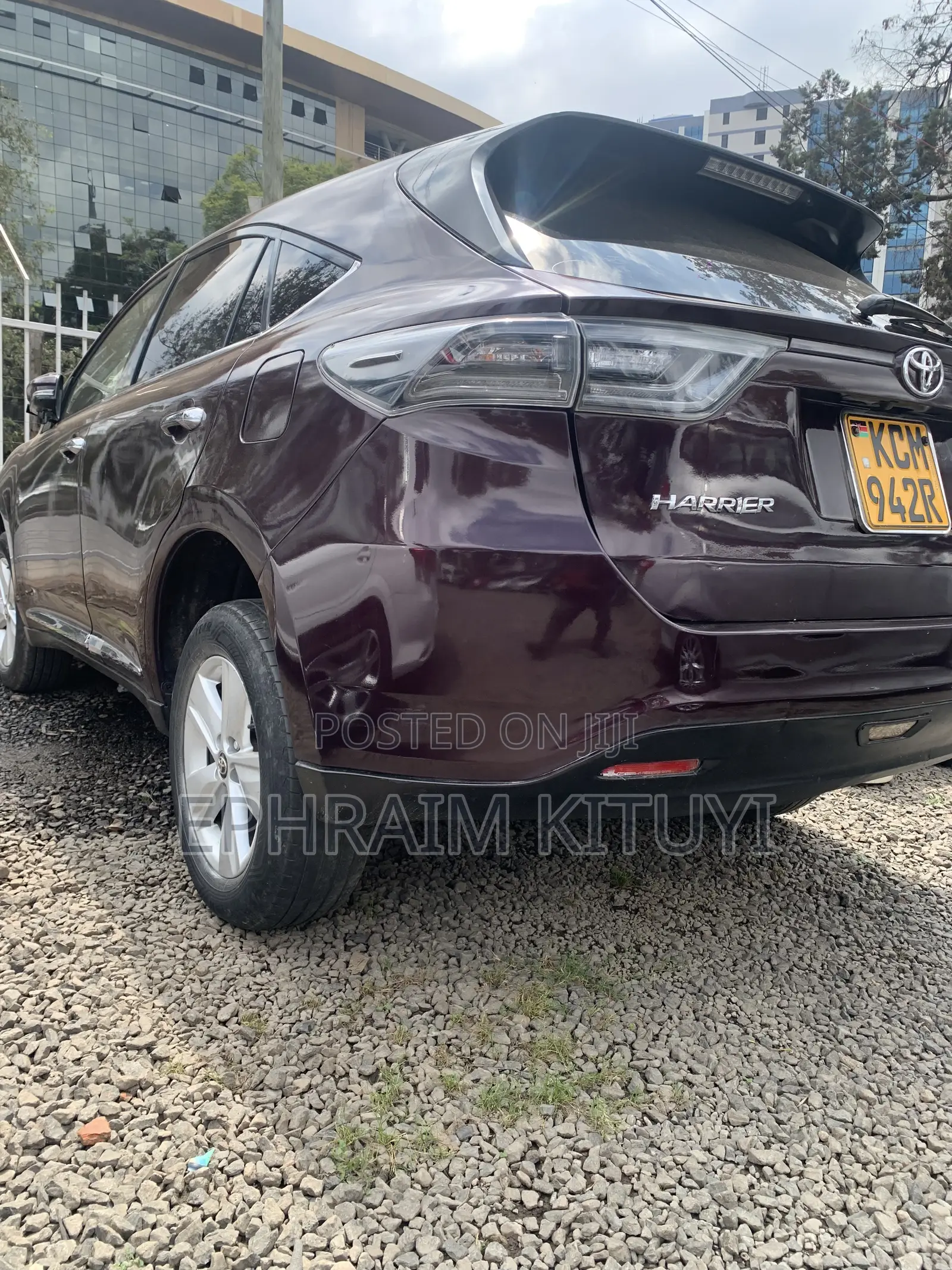 Toyota Harrier 2010 Maroon