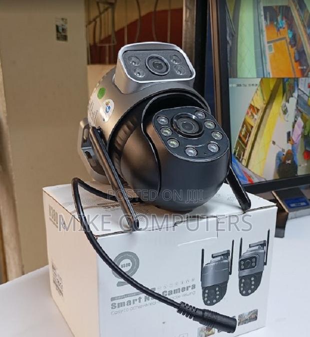 24/7 Night Vision Electric 4g PTZ Dual Lens Camera