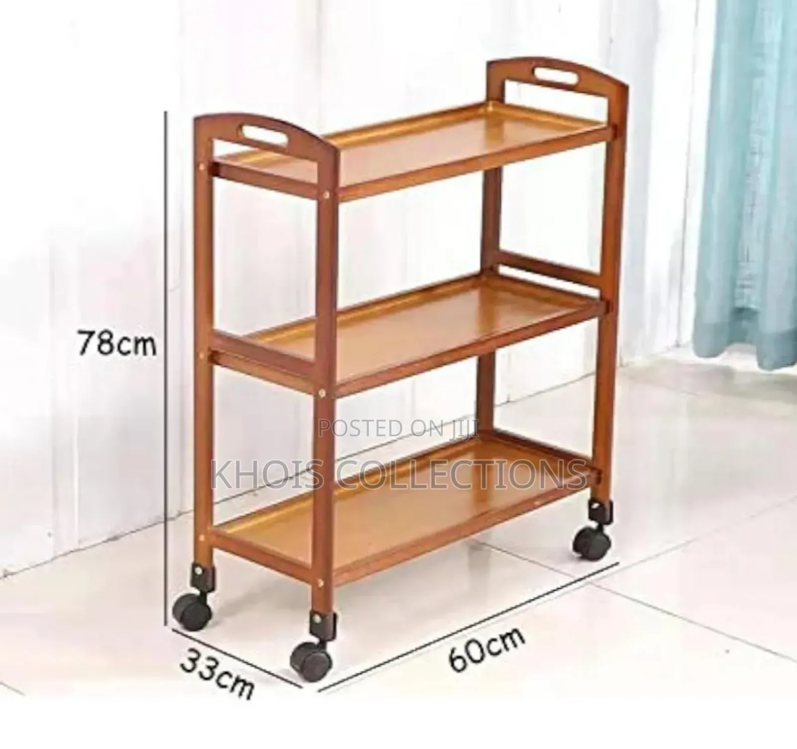 Bamboo Serving Trolley