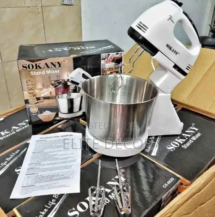Sokany 250w Hand Mixer With 2l Bowl – Electric Kitchen Mixer