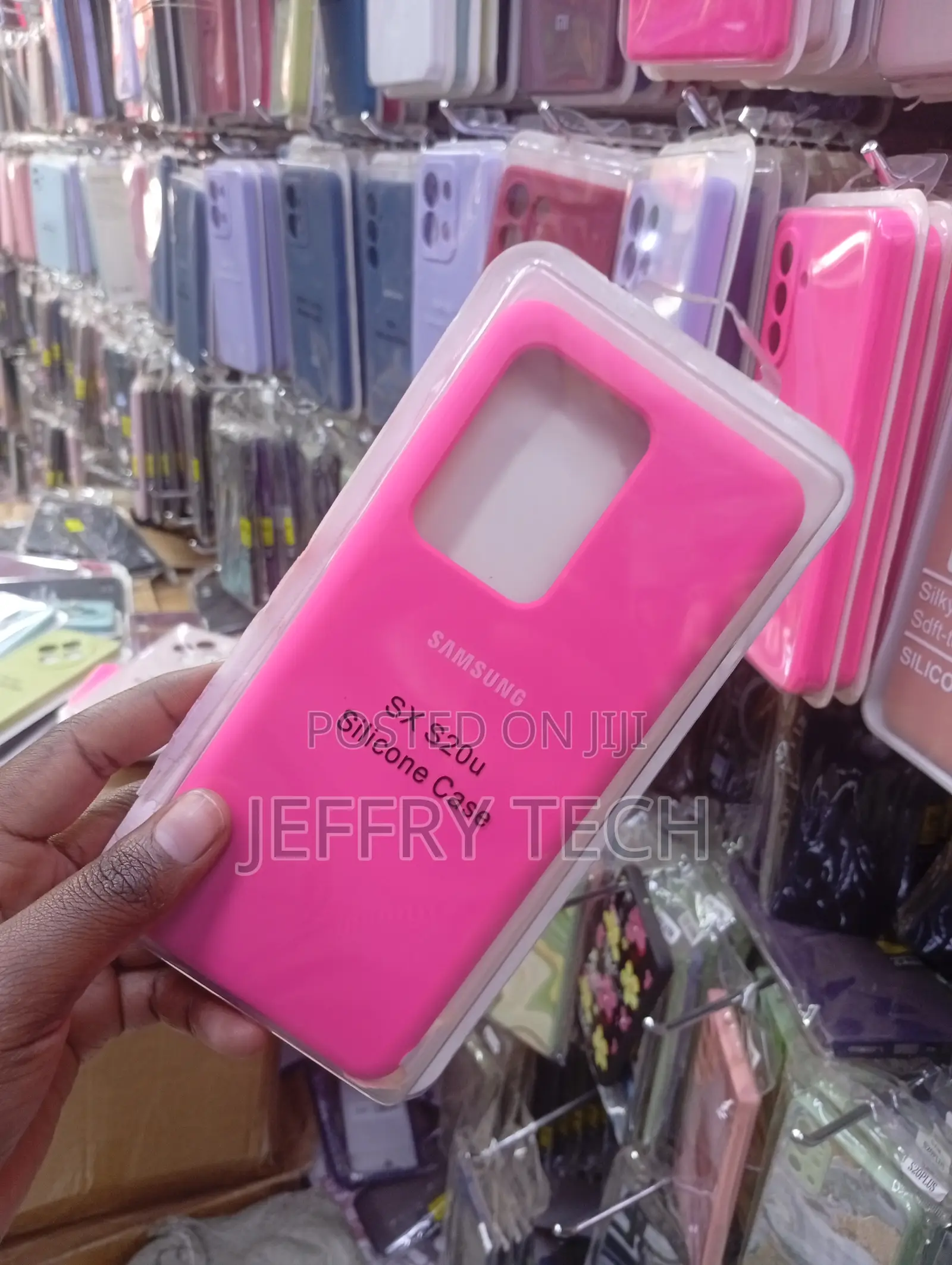 Samsung Galaxy S20 Ultra Smartphone Neon Pink Casing