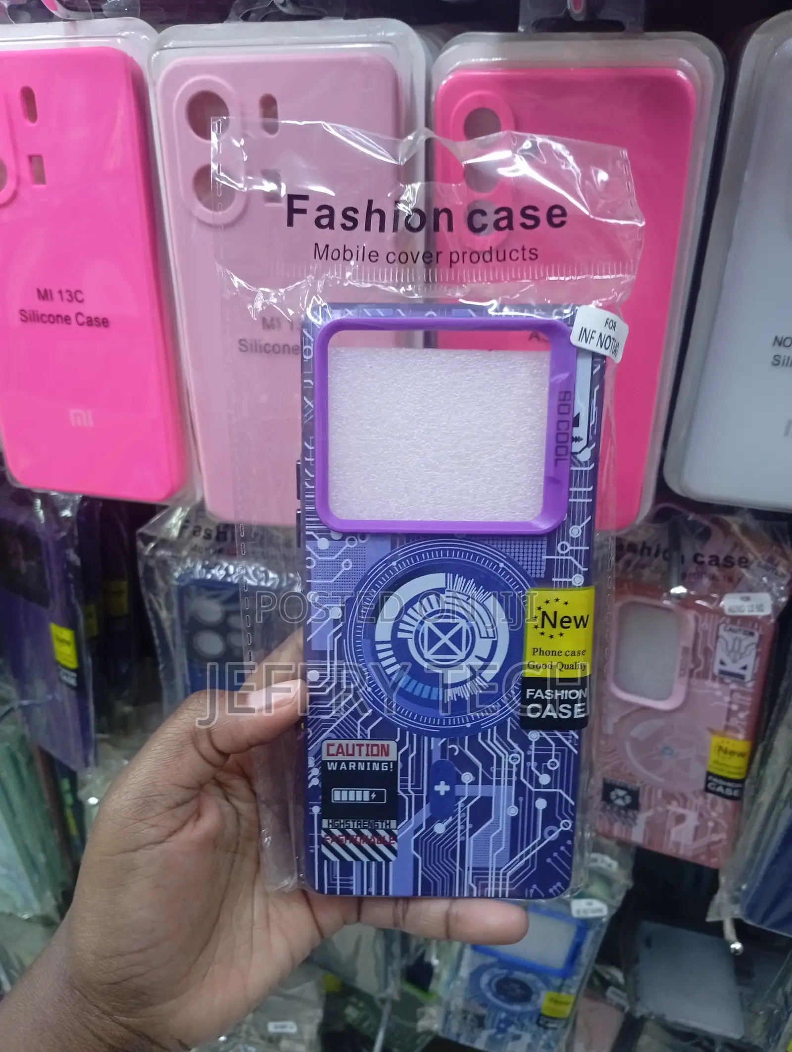 Infinix Note 40 Generic Robotic-Themed Silicone Cover