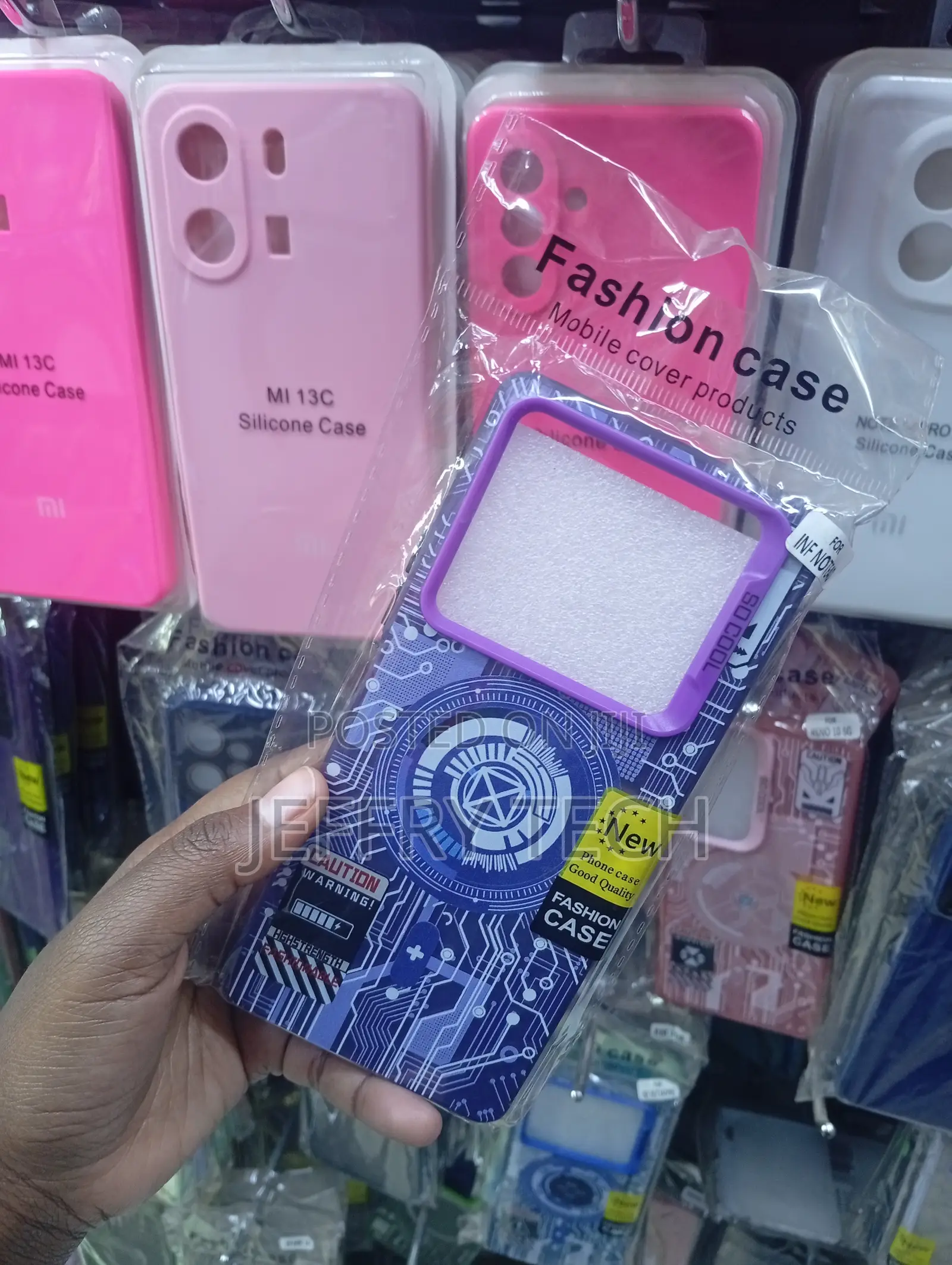 Infinix Note 40 Generic Robotic-Themed Silicone Cover