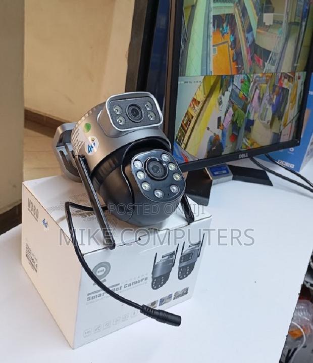 Cloud Storage Backup Electric 4g PTZ Dual Lens Security Camera