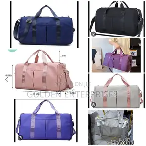 Gym Duffle Bag With Shoe Compartment