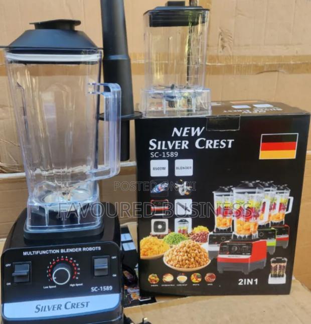 Heavy Duty Sliver Crest 2 in 1 Grinder and Blender Jug. - thumbnail 2