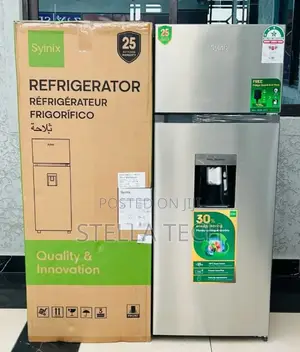 Syinix 210 LTRS Double Door Fridge With Water Dispenser