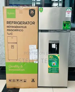 Syinix 210 LTRS Double Door Fridge With Water Dispenser