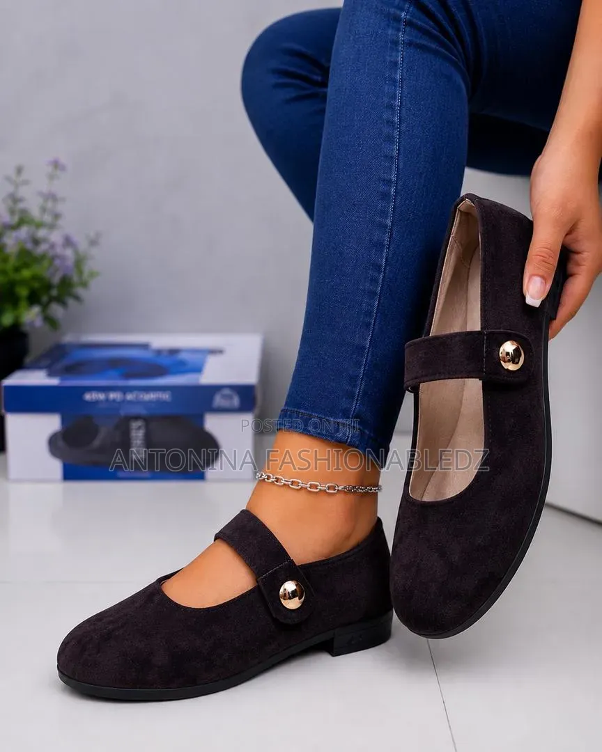 Suede Flat Shoes 37-41