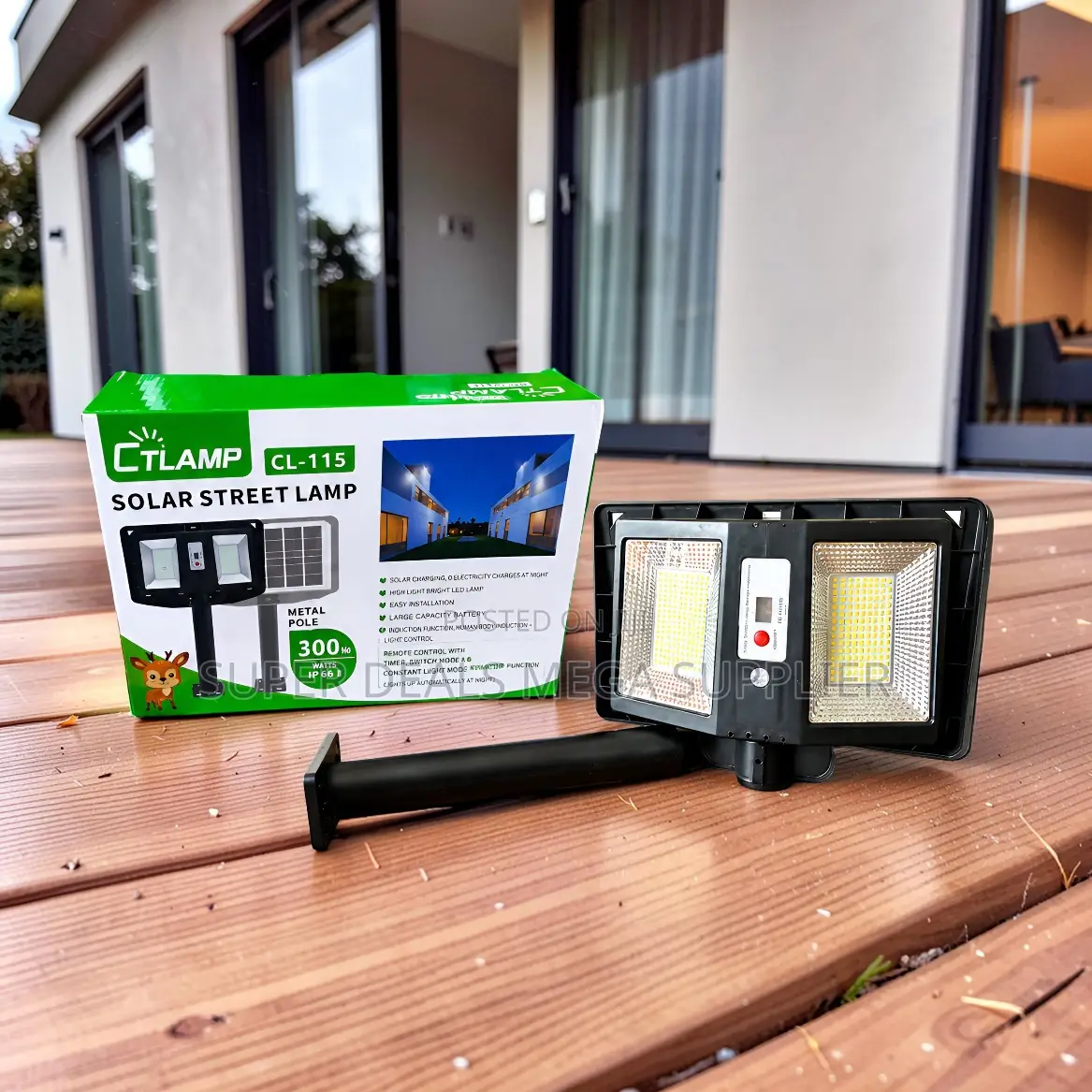 Ctlamp 300w Remote Control Waterproof Reliable Solar Street Light