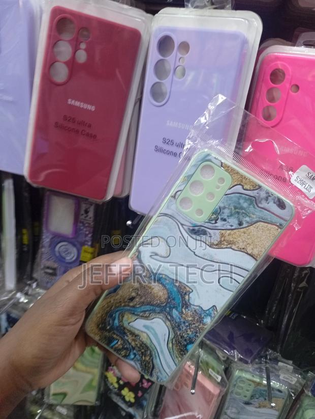 Sam S20plus", Marble-Patterned Smartphone Protective Case - thumbnail 2