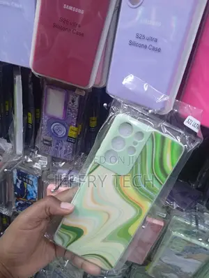 Samsung Galaxy S21 Ultra Cute Green Flexible Silicone Phone Case