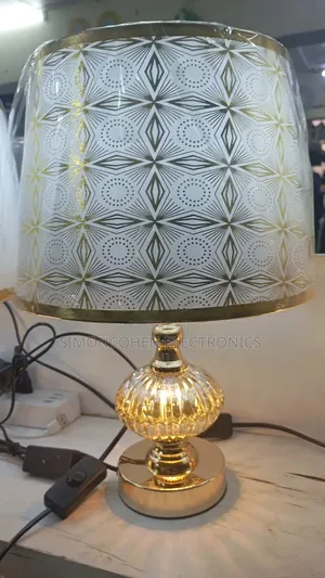 Luxury Gold Crystal Bedside Lamp