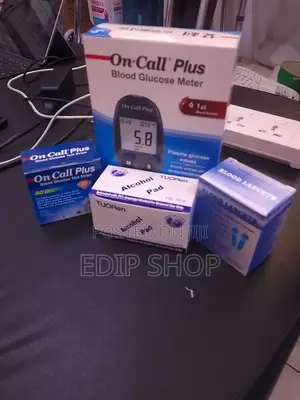 On Call Plus Blood Glucometer Full Set