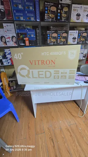Vitron 40-Inch Qled Smart Tv – Hd, Android Tv, Netflix Youtube