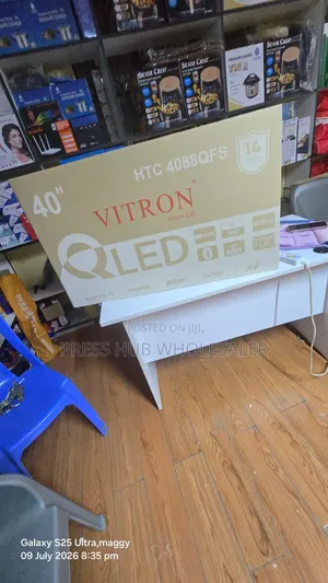 Vitron 40-Inch Qled Smart Tv – Hd, Android Tv, Netflix Youtube