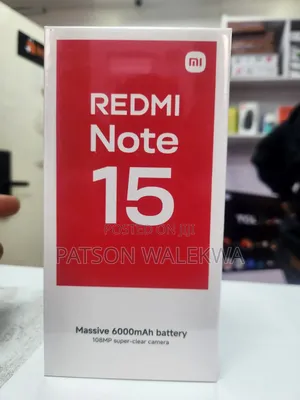 New Xiaomi Redmi Note 15 256 GB Black