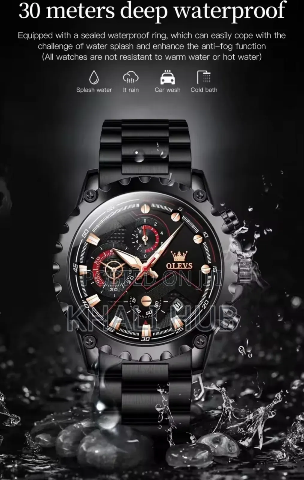 Olevs Casual and Business Gents Watch 2873