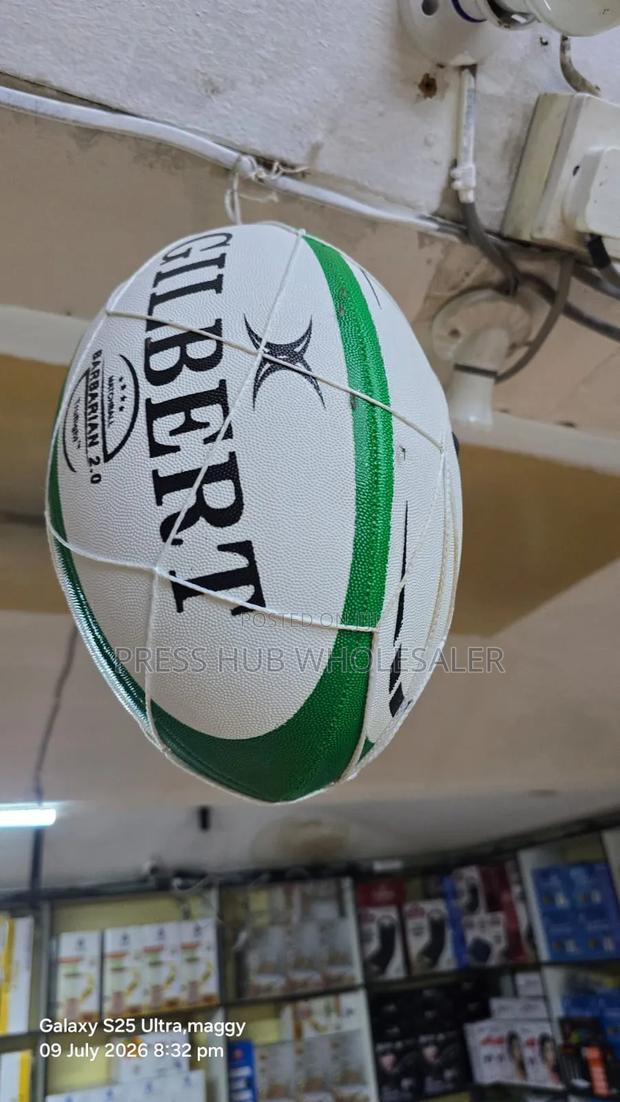Gilbert Barbarian 2.0 Match Rugby Ball – Size 5 Elite Game Ball