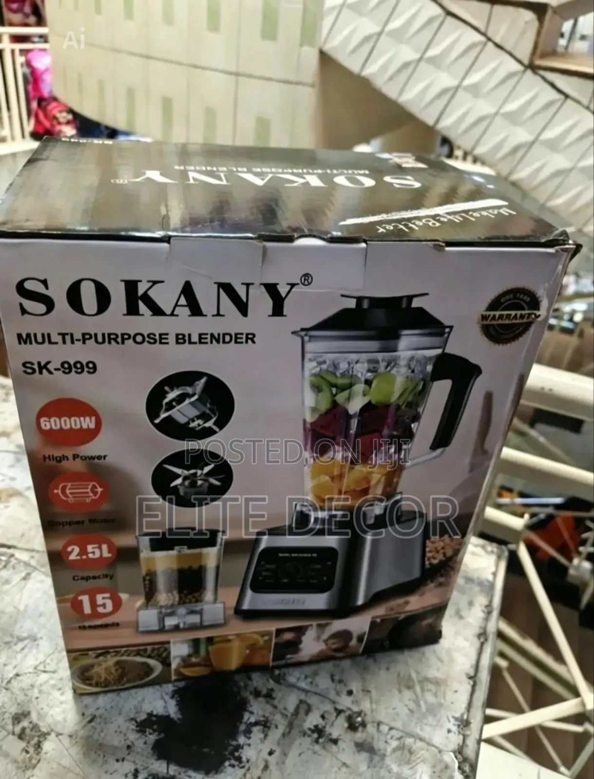 Sokany Sk-999 2.5l Commercial Blender | Heavy Duty