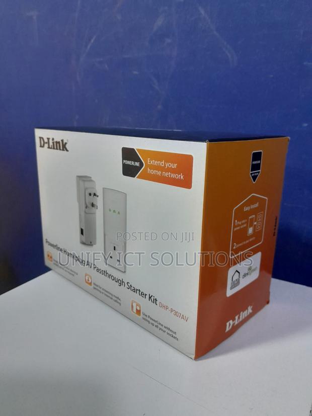 Dlink Powerline Homeplug Av Passthrough Starter Kit - thumbnail 2