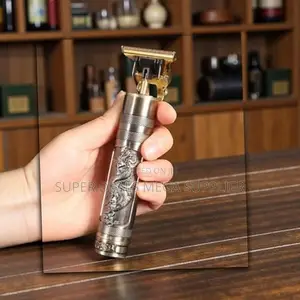 Golden Engraved Vintage T9 Rechargeable Cordless Hair Cutting Clipper