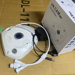 Indoor Surveillance Vr Cam Dual Wide Angle Lens Real Time Fisheye Cam