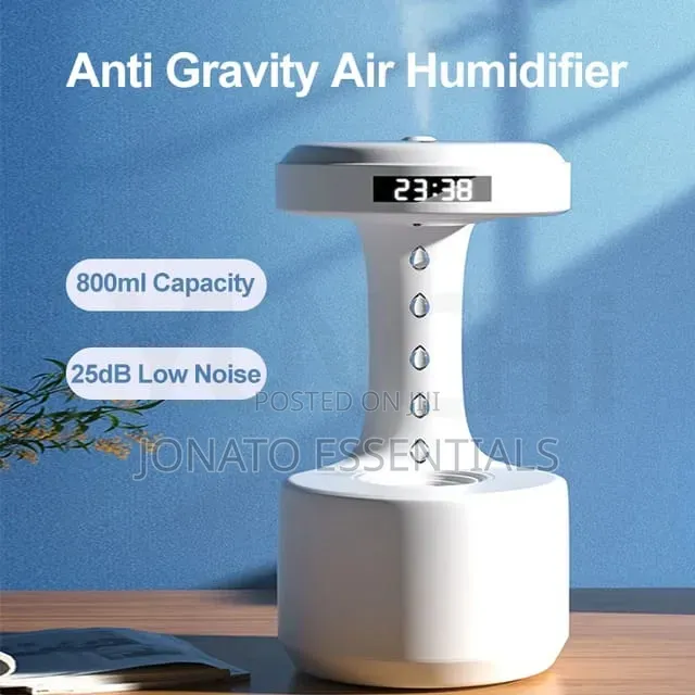 Anti-Gravity Air Humidifier - 800ml Led Desktop Office Humidifier