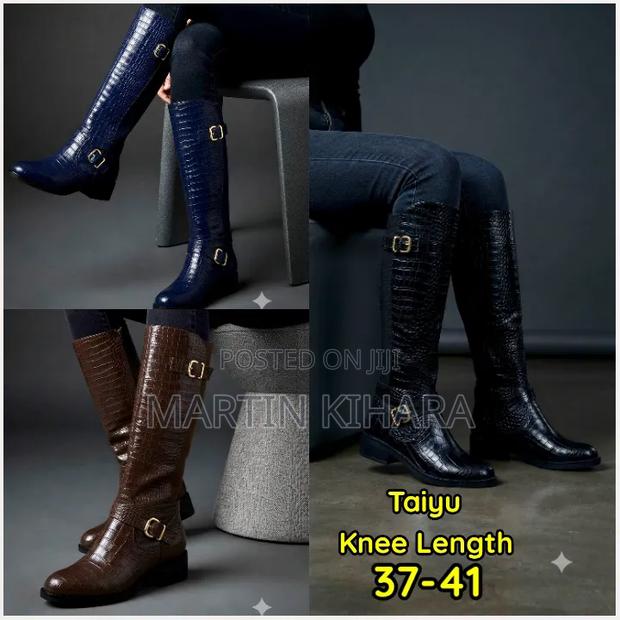 Taiyu Knee Length Boots (Size 37-41) - thumbnail 2