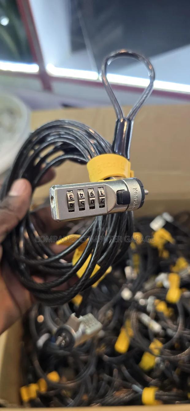 Kensington Clicksafe Combination Laptop Lock.