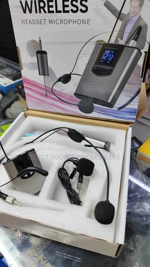 Wireless Headset Microphone for Fitness Instructors Events