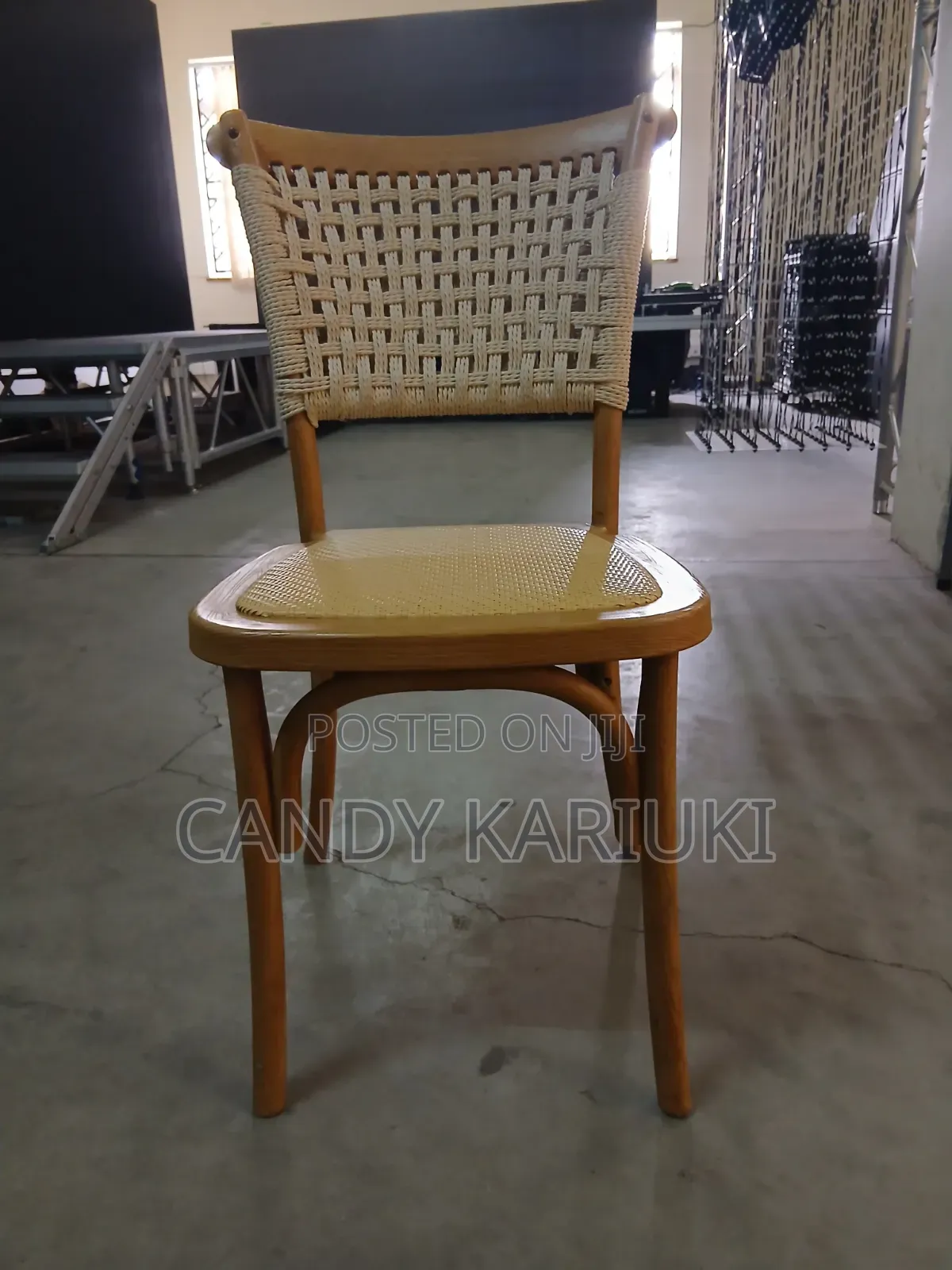Hotel Dining Chair - Modern Woven Restaurant Chair