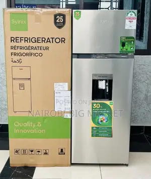 Syinix 210 LTRS Double Door Fridge With Water Dispenser