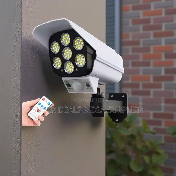Rainproof 2-in-1 Motion Sensor Activated Wall Light Dummy CCTV Camera