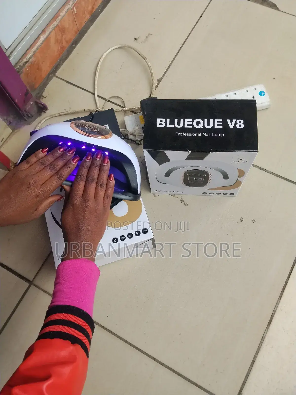 Blueque V8 168w Gel Nail Dryer With Digital Timer