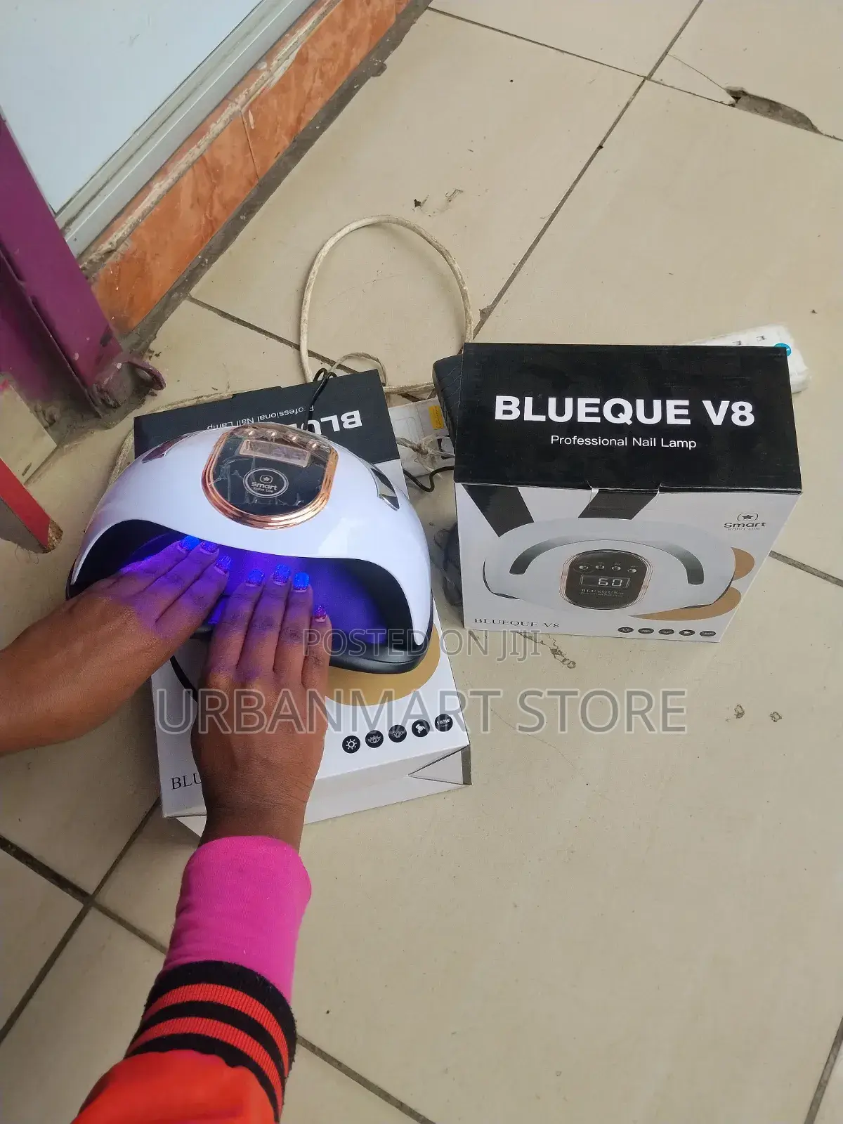 Blueque V8 Uv Led Nail Lamp for Gel Polish