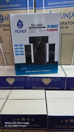 Nunix Nu-A60 3.1 Home Theater Subwoofer (12000w) - Brand New!