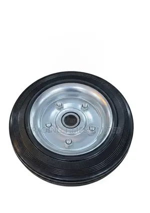 Rubber Trolley Wheels With Bearing 5′
